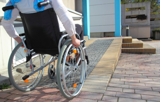 disabled person in a wheelchair